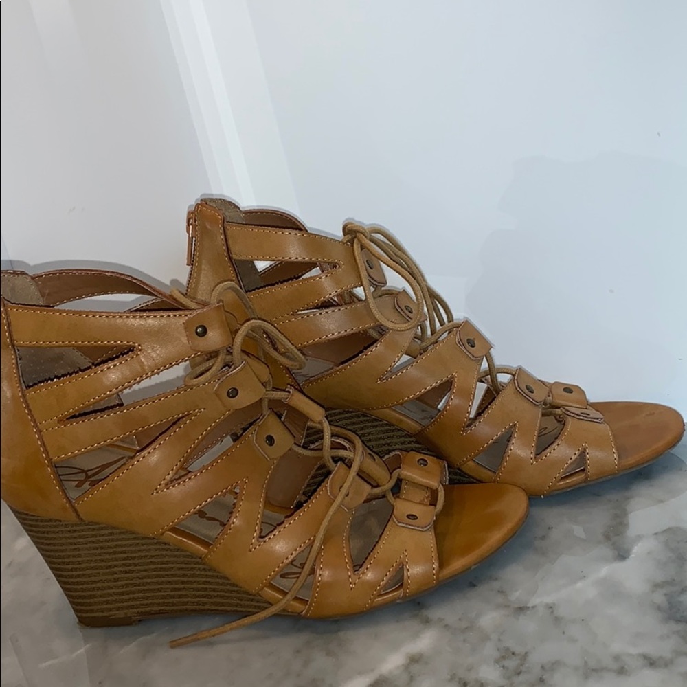 Lace up Wedges